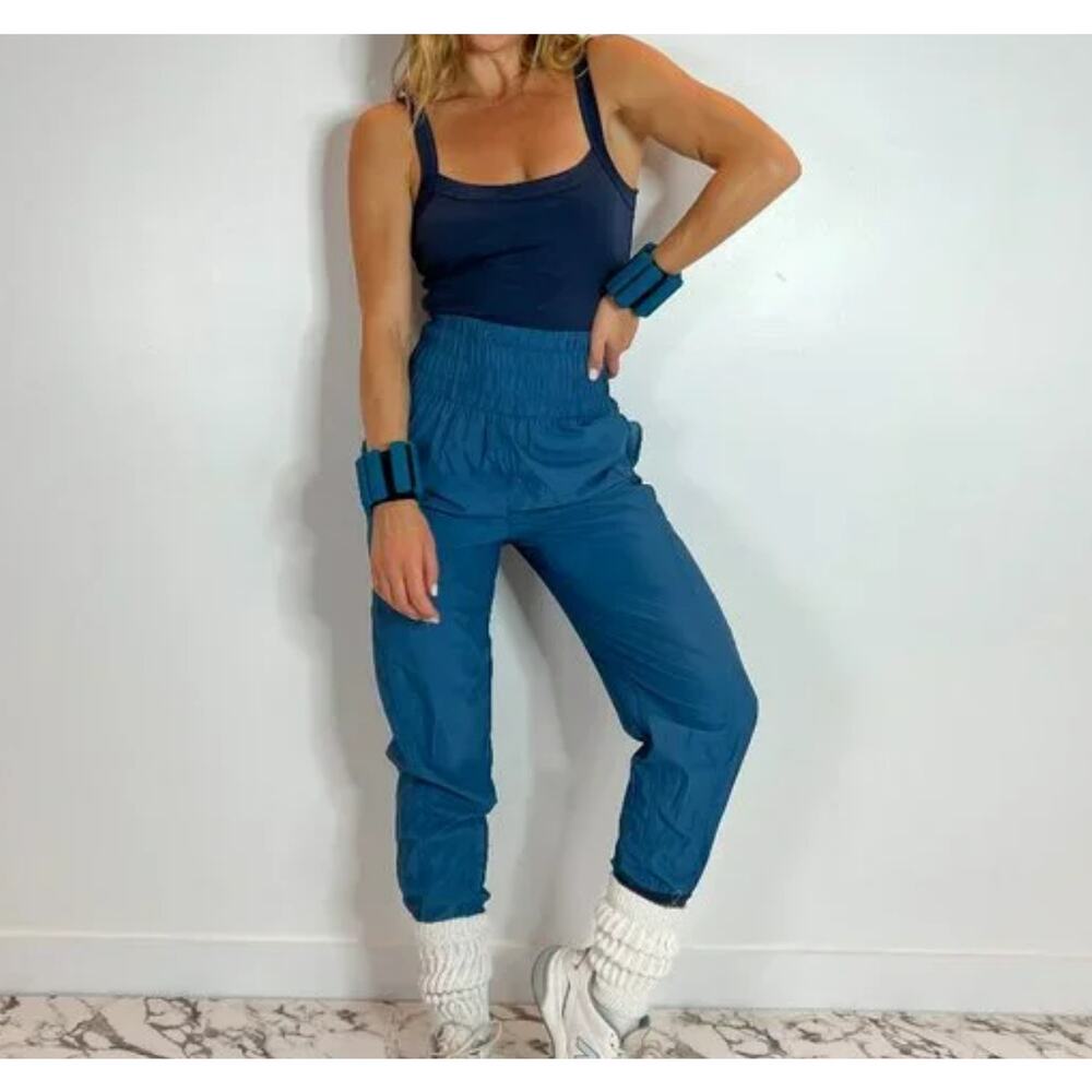 Free People Movement Way Home Noiseless Onesie Blue Jumpsuit Women's Size S